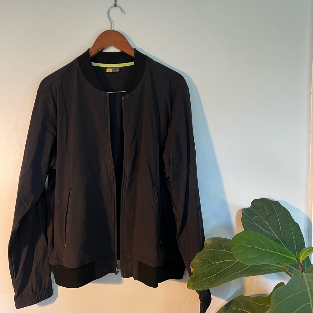 Eddie Bauer Black Bomber Jacket